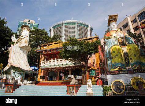 China Hong Kong Tin Hau Temple Stock Photo Alamy