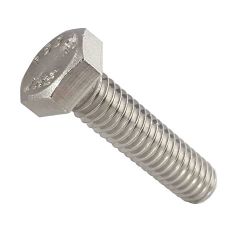 10 24 Hex Head Machine Screws Bolts Stainless Steel All Lengths And Quantities Ebay