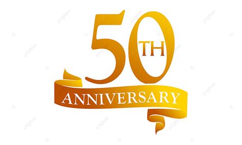 Cinta De 50 Años Aniversario Png Aniversario Cumpleaños Negocio Png