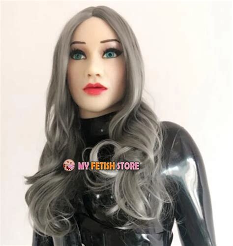 selina quality handmade soft silicone realist full head female girl crossdress sexy doll face