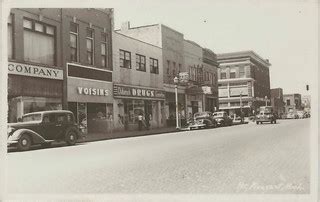 Providing crop insurance has historically been a difficult undertaking. CEN Mt Pleasant MI RPPC Circa 1930s Downtown Stores Busine… | Flickr