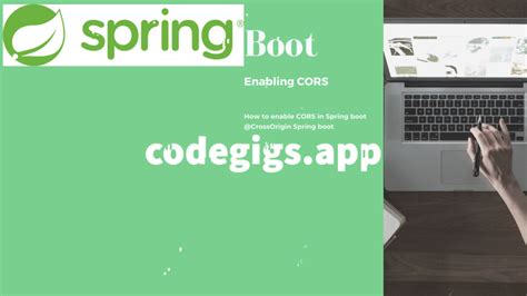 how to set CORS in a spring boot project