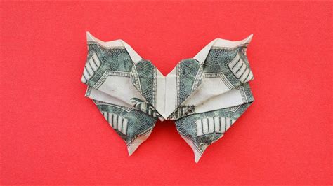 Wow Money Butterfly Origami Dollar Tutorial Diy Author Phong Trần