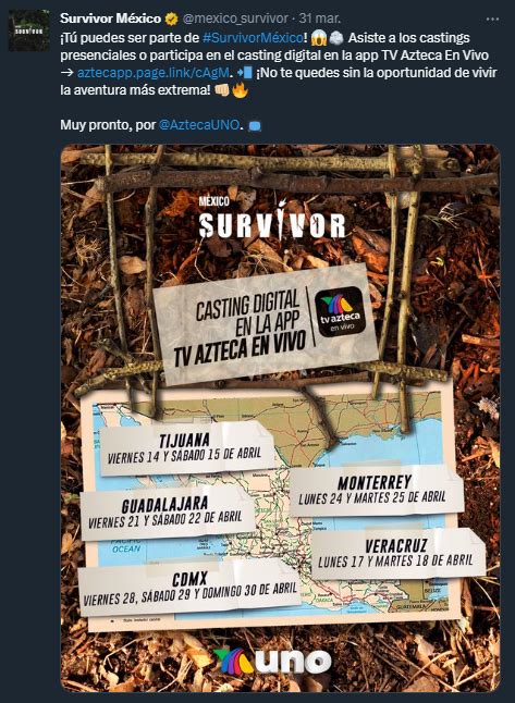 Survivor México 2023 Cuándo Inicia Participantes Y Todo Lo Que Se