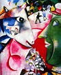 La aldea y yo (1911), Marc Chagall | Chagall paintings, Marc chagall ...