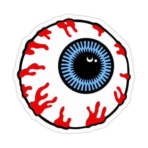 Eyeball Sticker By Kh Designs Sticker Art Eyeball Art Halloween