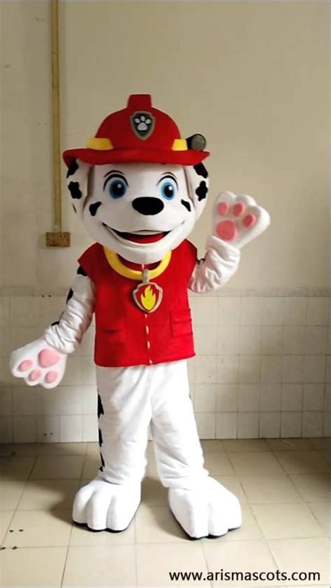 Adult Paw Patrol Marshall Mascot Costume Cartoon Character Mascot