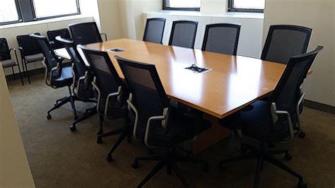 Large dining table for sale. Used Teknion Conference Table 10x3.5 - Used Office Furniture