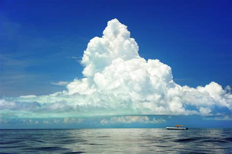 Boat Under Clouds Free Stock Photo Public Domain Pictures