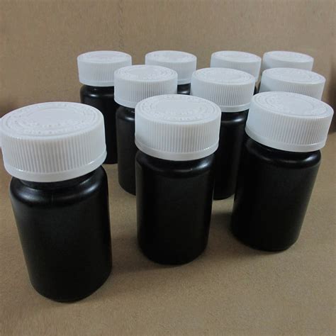 10 Empty Plastic Medicine Pill Bottles Box Case Holder Container