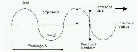 Explain The Terms Crest And Trough In Relation To A Transverse Wave