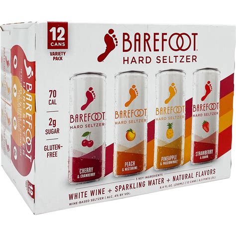 Barefoot Hard Seltzer Variety Pack Gotoliquorstore