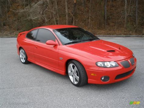 2006 Torrid Red Pontiac Gto Coupe 43441526 Car Color