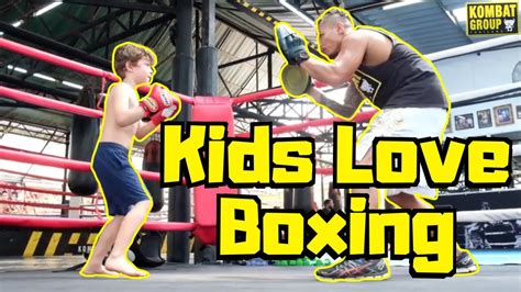 Kid Does Boxing Sparring With Trainer Youtube