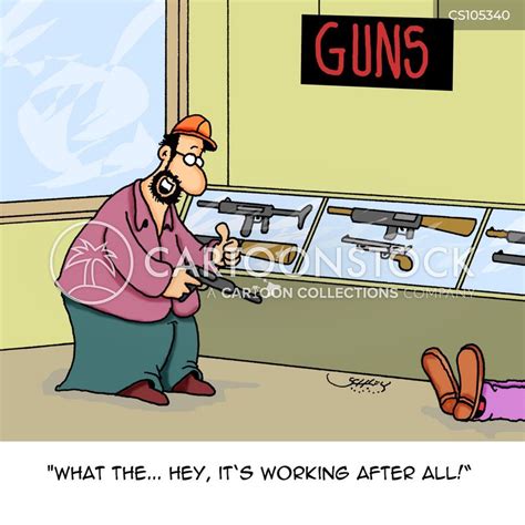 Accidental Discharge Cartoons And Comics Funny Pictures From Cartoonstock