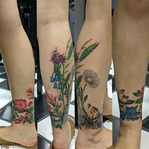 List Of Flower Cover Up Tattoos On Leg References Galeries