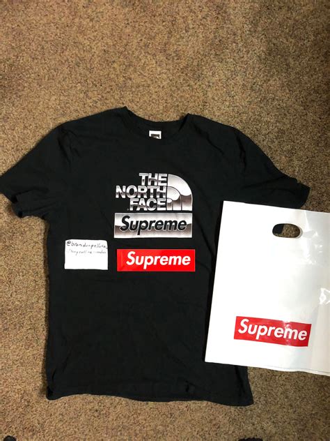 Supreme The North Face Ss18 Black T Shirt Size Xl 100 Shipped