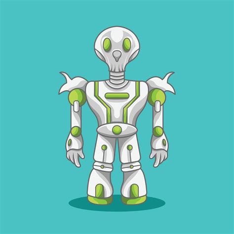 Skull Mecha Robot Mascot 7943540 Vector Art At Vecteezy