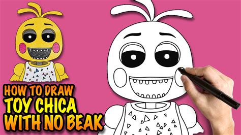 The best thing about cartoon drawing for kids is that it is simply meant to suggest things like mouth, eyes, nose and hair. How to draw Toy Chica No Beak - Easy step-by-step drawing ...