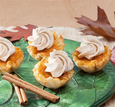 Athens Foods Mini Shell Pumpkin Pies Dessert Tarts Athens Foods