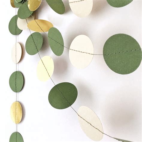 Gray Brown Paper Garland Safari Baby Shower Backdrop Woodland Etsy