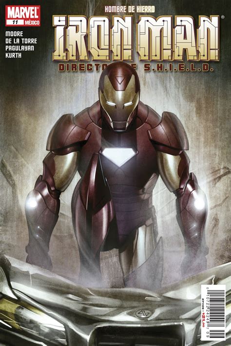 The shield was made out of vibranium, the rarest metal on earth. Iron Man - Director of SHIELD # 11 - Nippon Go