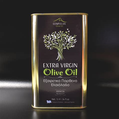 Greek Extra Virgin Olive Oil 1l From The First Cold Pressing Of Olives