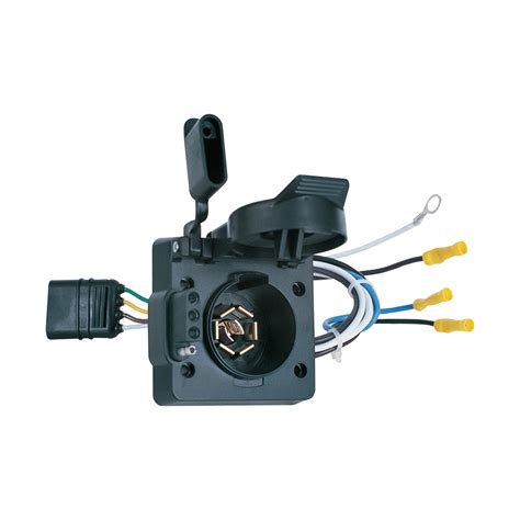 Technologies have developed, and reading 4 7 wire trailer diagram books might be more convenient and simpler. Hopkins Towing Solutions Multi-Tow Trailer Light Wiring Connector — 4 Flat to 7 Blade and 4 Flat ...