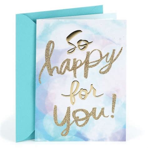 Hallmark Congratulations Card So Happy For You 1 Card King Soopers