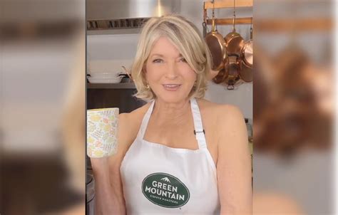 Martha Stewart Goes Topless In Green Mountain Coffee Campaign