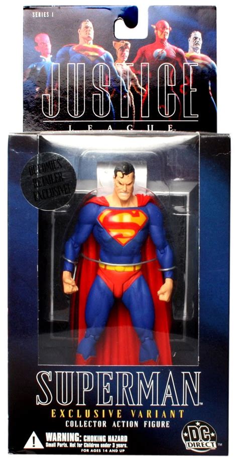 Dc Superman Alex Ross Justice League Superman Exclusive Action Figure