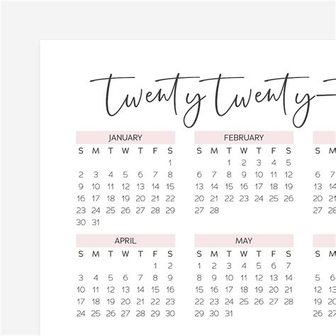 Best 2022 Calendar Year At A Glance Get Your Calendar Printable Riset