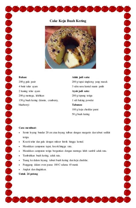 Cara Membuat Kue Dalam Bahasa Inggris Dan Terjemahannya Adonan Kue