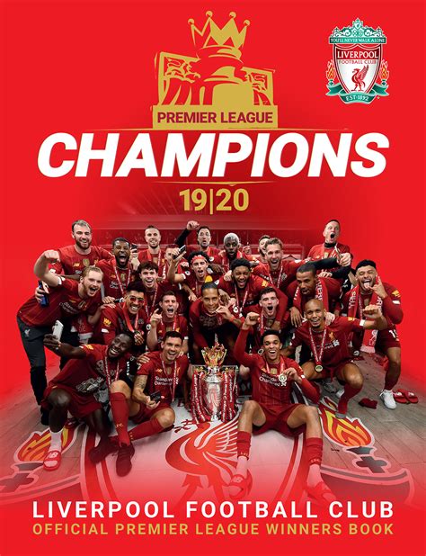 Liverpool FC Champions Premier League Winners Book Scroll Of Honour