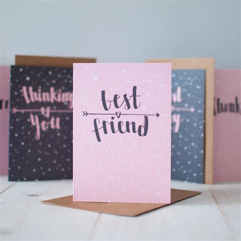 Best Friend Greeting Card By Betty Etiquette