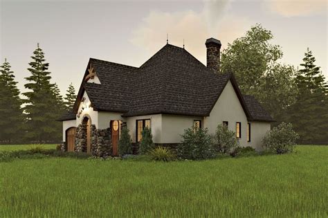 Plan 69762am 2 Bed Storybook Cottage House Plan With 1 Car Garage In
