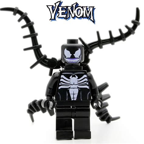 Single Sale Venom Eddie Amazing Spider Man Spidy Minifig Marvel Super