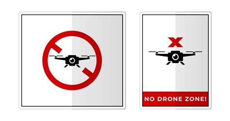 No Drone Zone Sign Label Symbol Icon Vector Illustration 21369703
