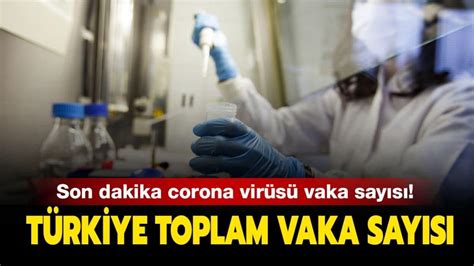 Türkiye Koronavirüs Vaka Sayısı Kaç Oldu