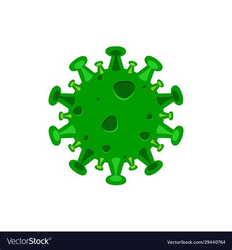 Coronavirus Icon Design Concept Royalty Free Vector Image