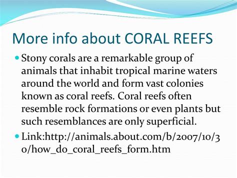 Ppt Coral Reefs Powerpoint Presentation Free Download Id