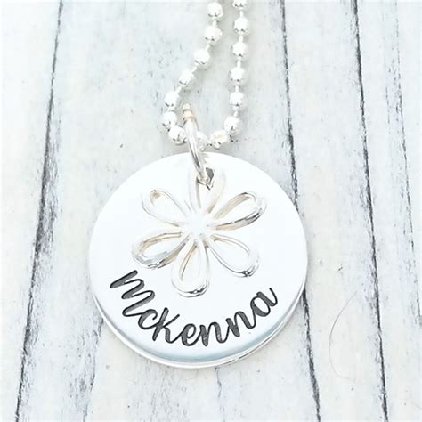 Personalized Flower Girl Necklace Tsforyounow