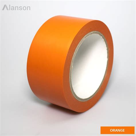 4100mm Industrial Grade Colored Vinyl Tape Orange 12 Rolls