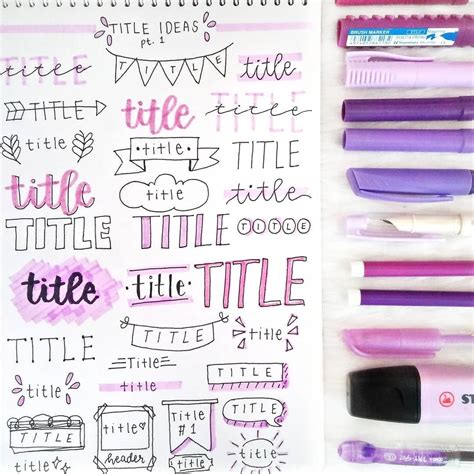 Check Out These Title Ideas You Can Use For Your Journal Or Your Notes T A G S Art