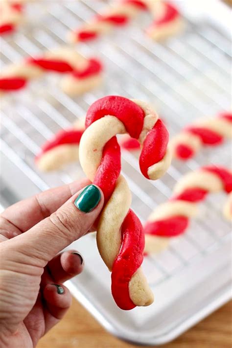 Trisha's cheese log is an ideal snack or appetizer for holiday entertaining. 100+ Cute Christmas Desserts Perfect for Kids or a Crowd | Candy cane cookies, Cute christmas ...