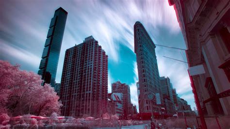 Cityscape Street Building Infrared 1920x1080 Wallpaper Wallhavencc