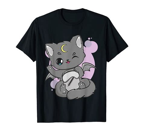 Buy Egirl Cat Yami Kawaii Gamer Chibi Anime Neko Goth Aesthetic T Shirt