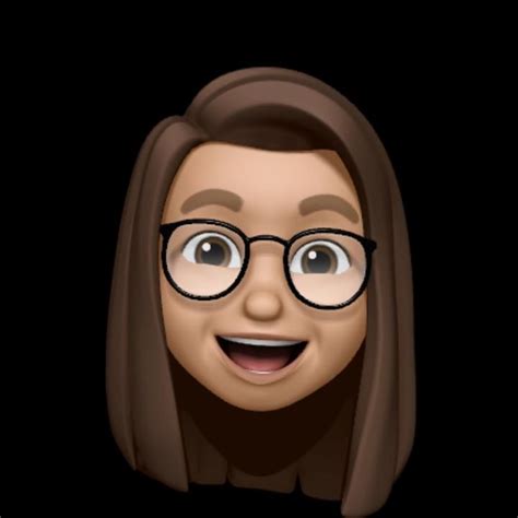 Bitmoji With Brown Hair And Brown Eyes And Glasses Little White Pensive