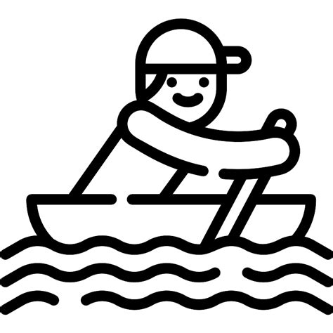 Rowing Boat Vector Svg Icon Svg Repo