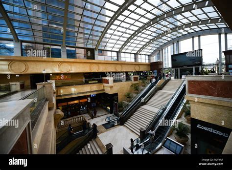 The Ultra Modern Ub City Shopping Mall In Bangalore India Stock Photo